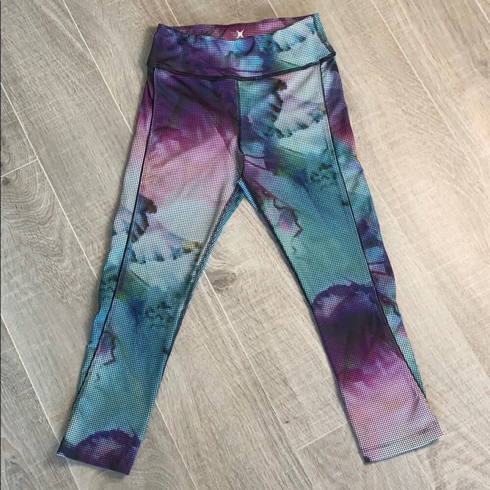 EXPRESS EXP CORE Women's Performance Multi Colored Leggings